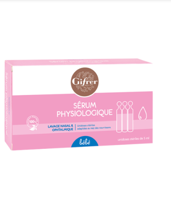 Sérum Physiologique 5 ml Gifrer -12 unidoses stériles