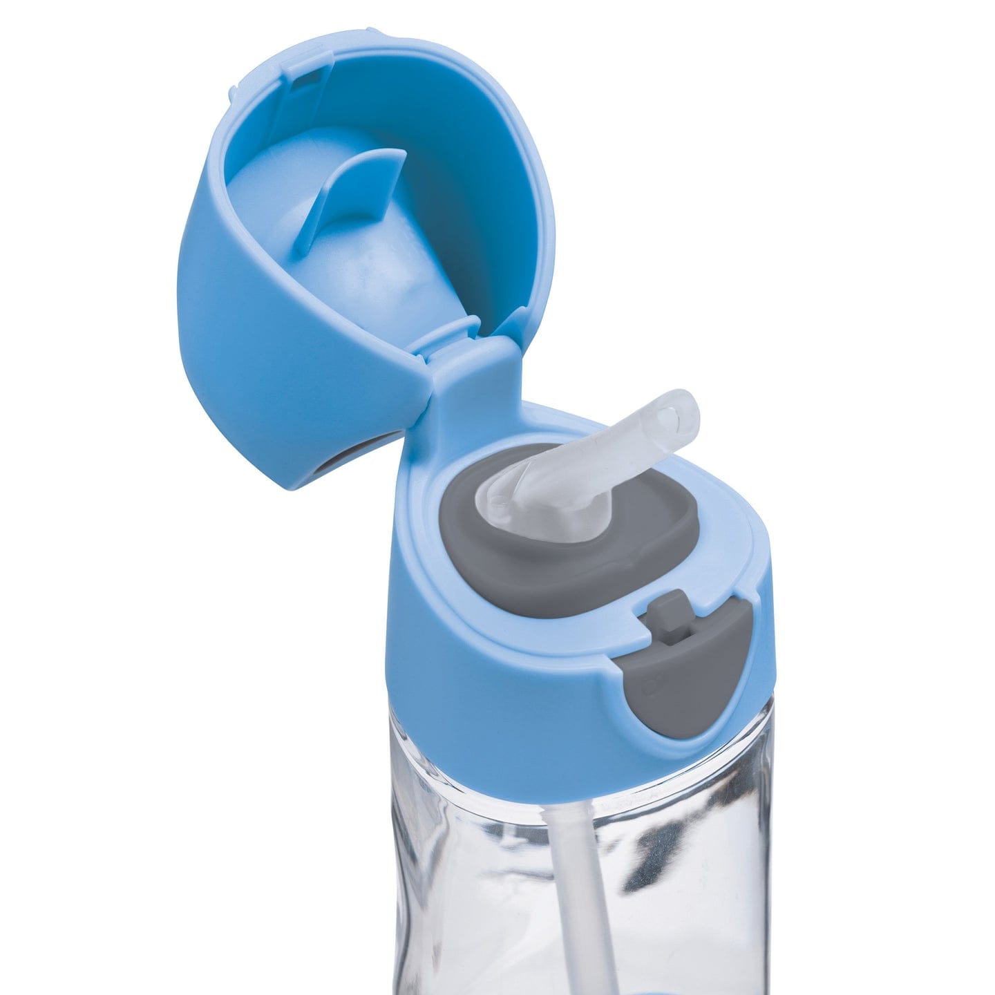 Gourde Bouteille de boisson Tritan™ 450 ml – gris ardoise bleue