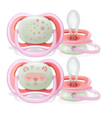 Pack de 2 tétines Avent philips ultra air night